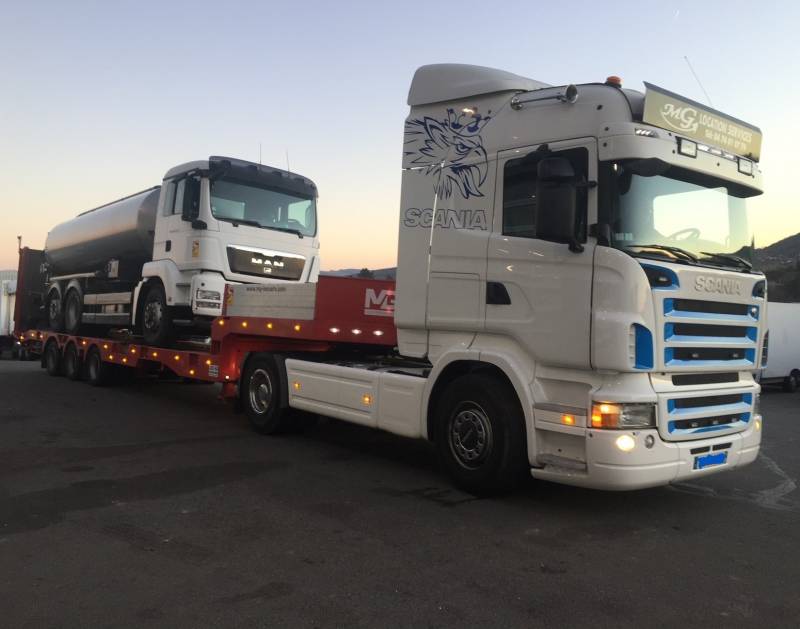 remorquage de véhicule en panne sur route